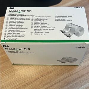 3M Tegaderm Roll Transparent Film - Clear 10cmx10m NEW
